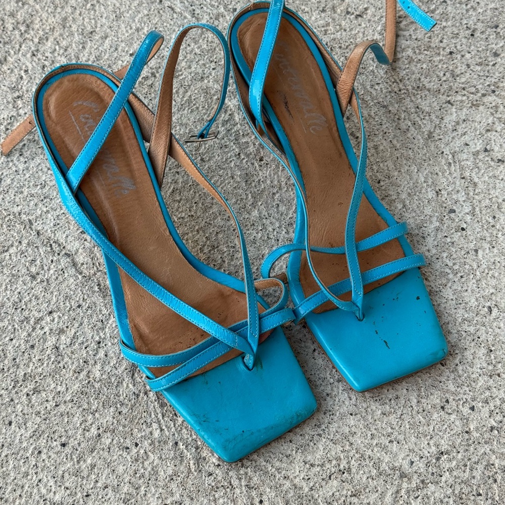 Blue Strappy Sandals L’Intervalle